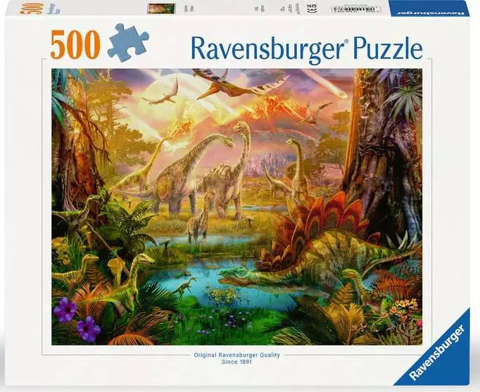 Her bor dinosaurerne, 500 brikker