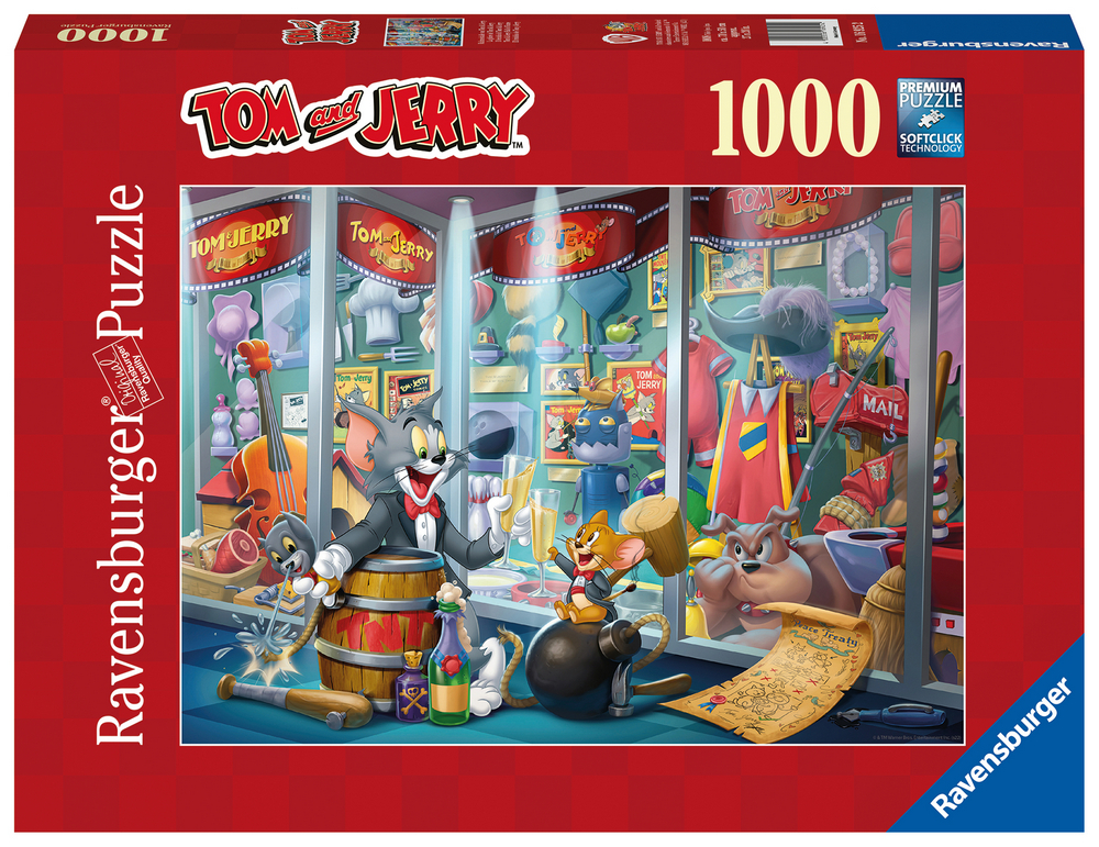 Ravensburger Puslespil - Tom og Jerry, 1000 brikker