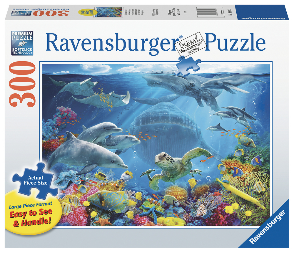Ravensburger Puslespil - Livet under havoverfladen, 300 brikker