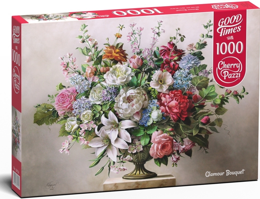 Imponerende blomsterbuket, 1000 brikker