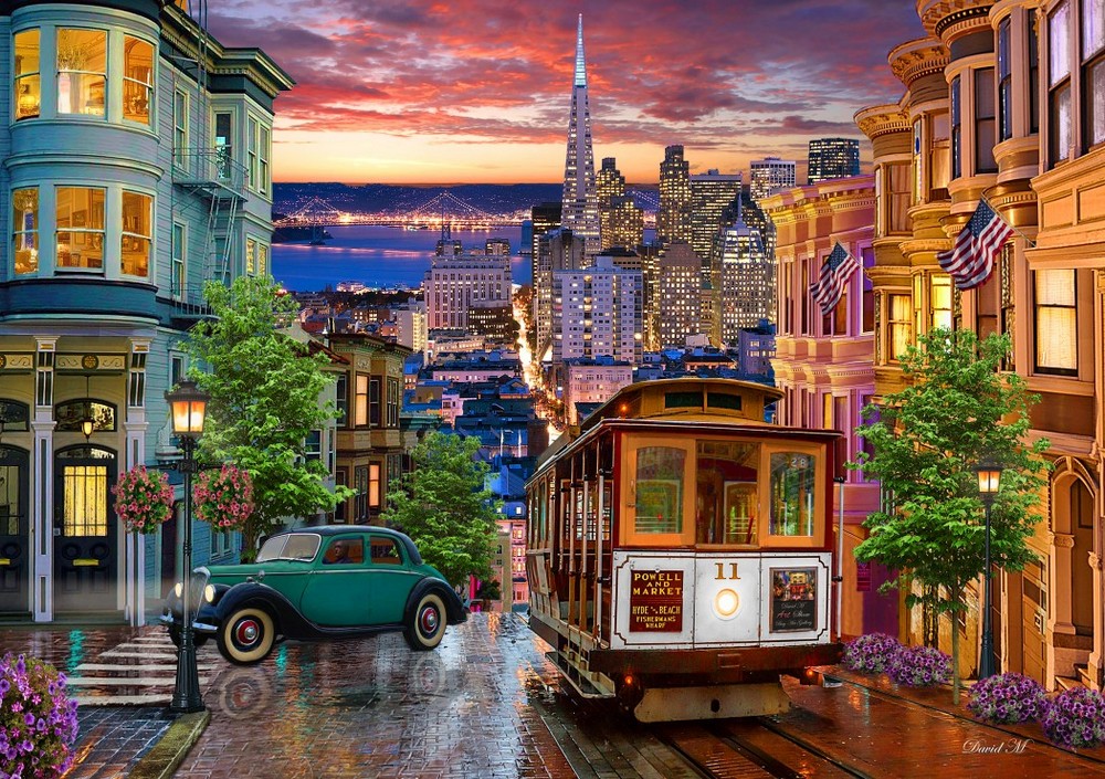 Maclean: Sporvogn i San Francisco, 2000 brikker