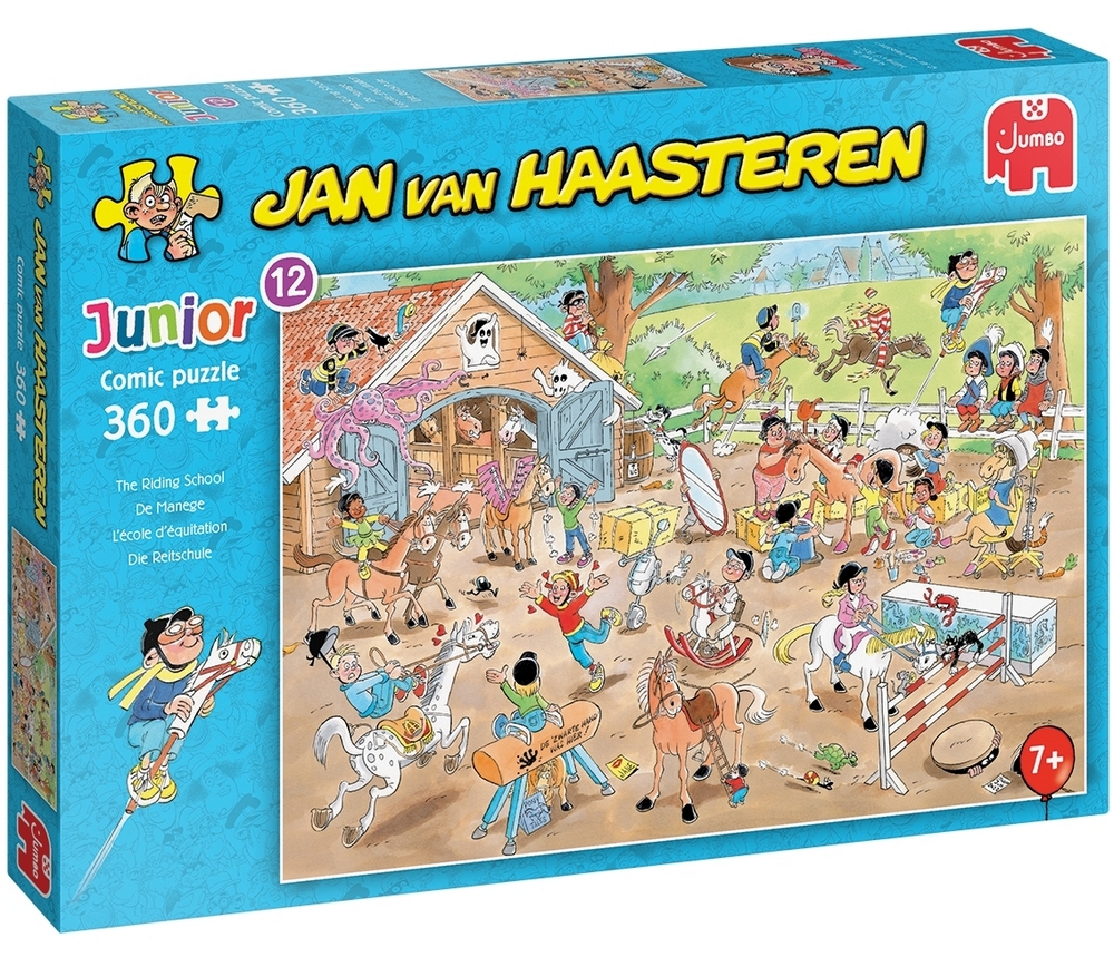 Jan Van Haasteren Puslespil - Rideskolen, 360 brikker