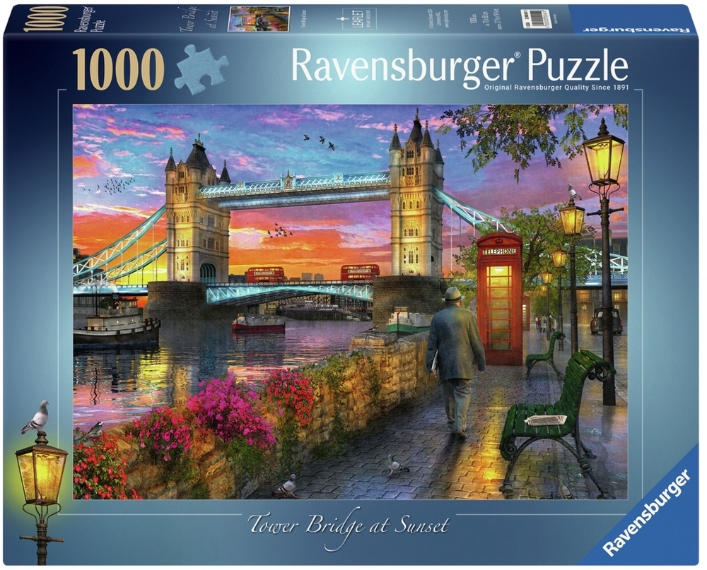 Davison: Tower Bridge ved aftentide, 1000 brikker