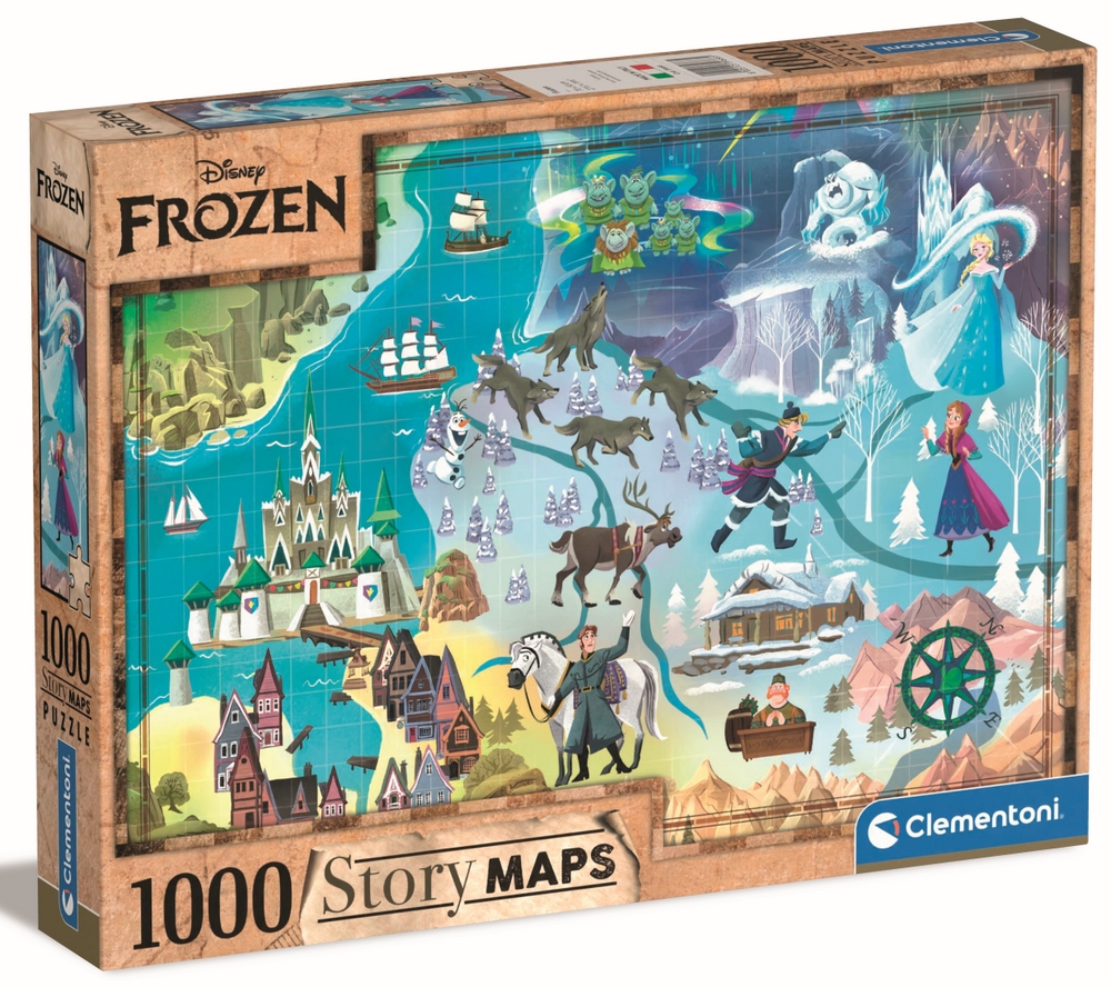 Disney: Frost - Kort, 1000 brikker