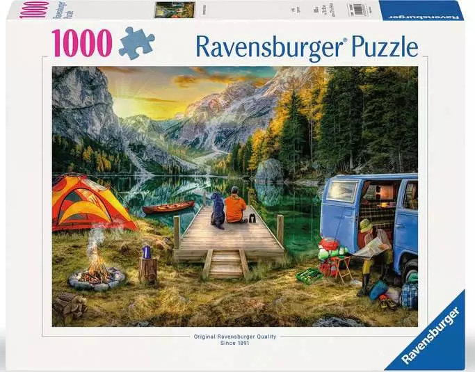 Camping ferie, 1000 brikker