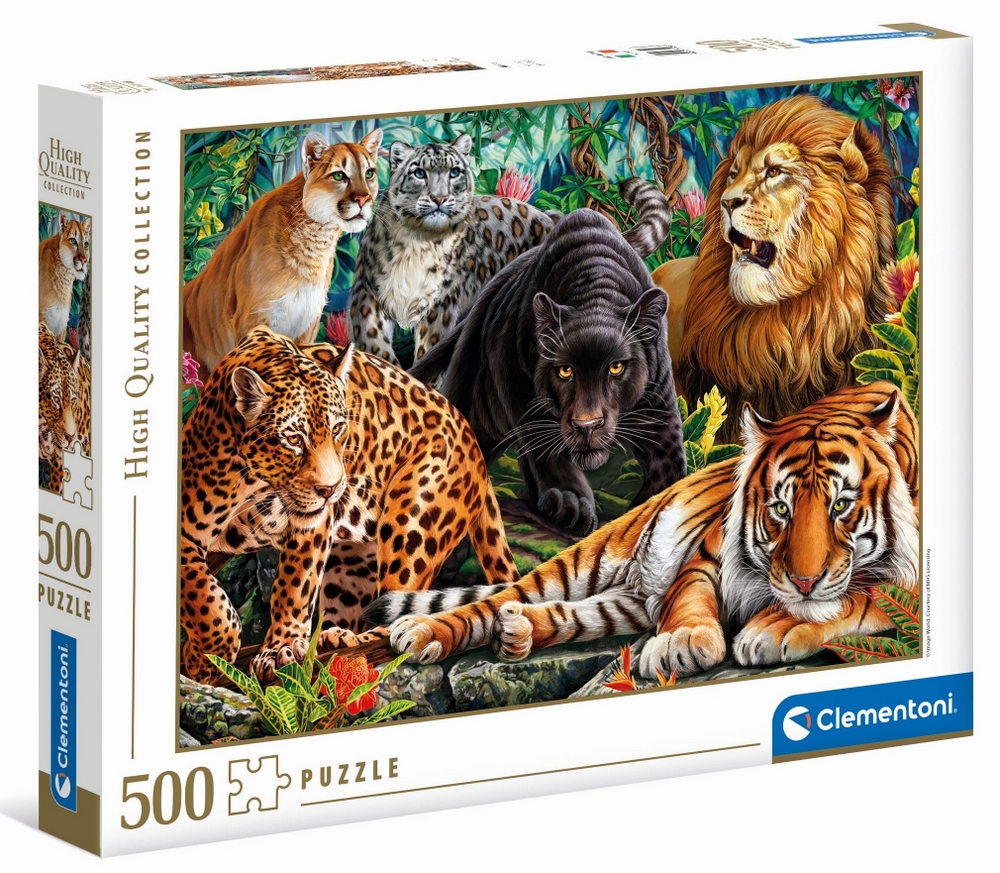 Store katte, 500 brikker