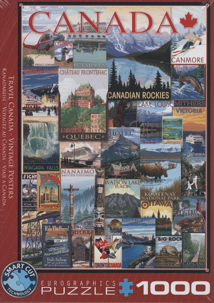 Canada: Collage, 1000 brikker