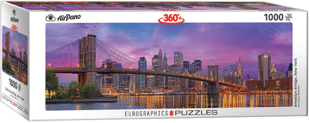 Brooklyn Bridge - Panorama, 1000 brikker