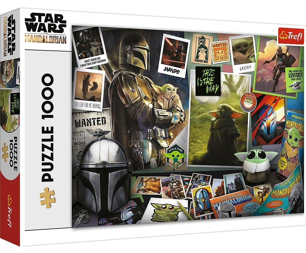 Star Wars: Mandalorian - Collage, 1000 brikker