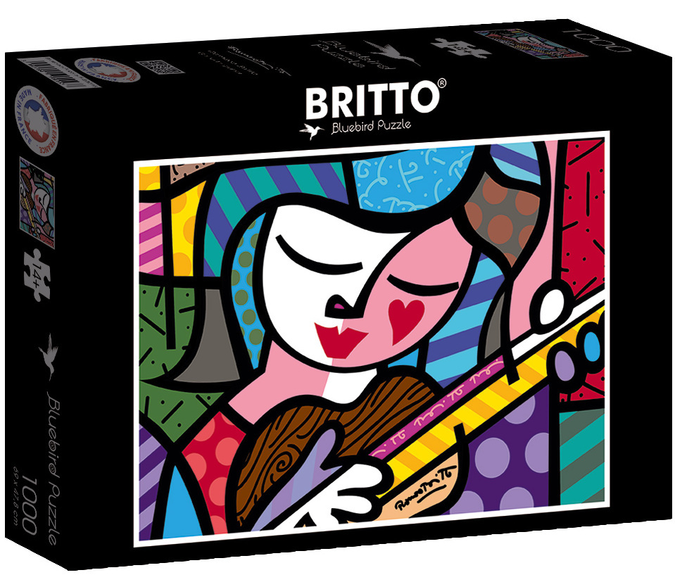 Britto: Pigen med guitar, 1000 brikker