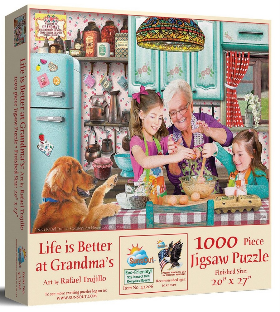 Hygge hos bedstemor, 1000 brikker