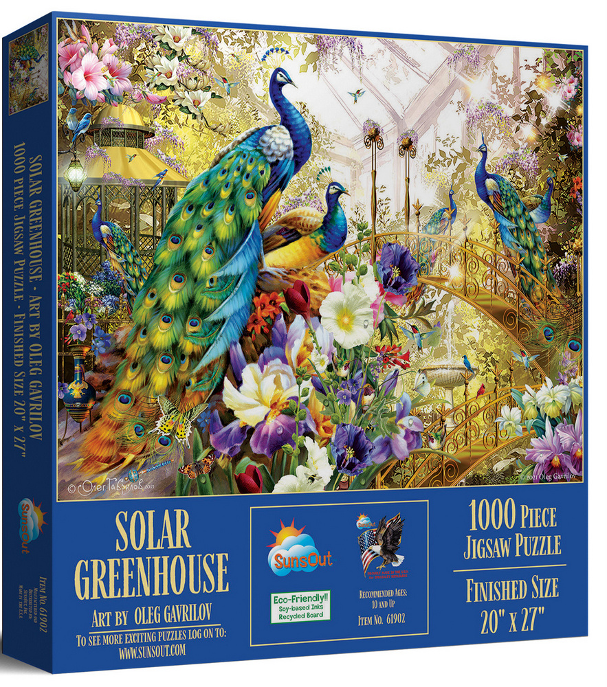 Påfugle huset, 1000 brikker