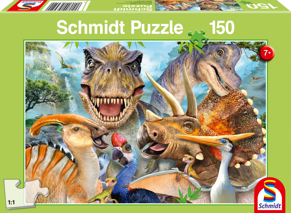 Glade dinosaurer, 150 brikker
