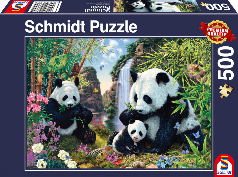 Read: Pandaer ved vandfaldet, 500 brikker