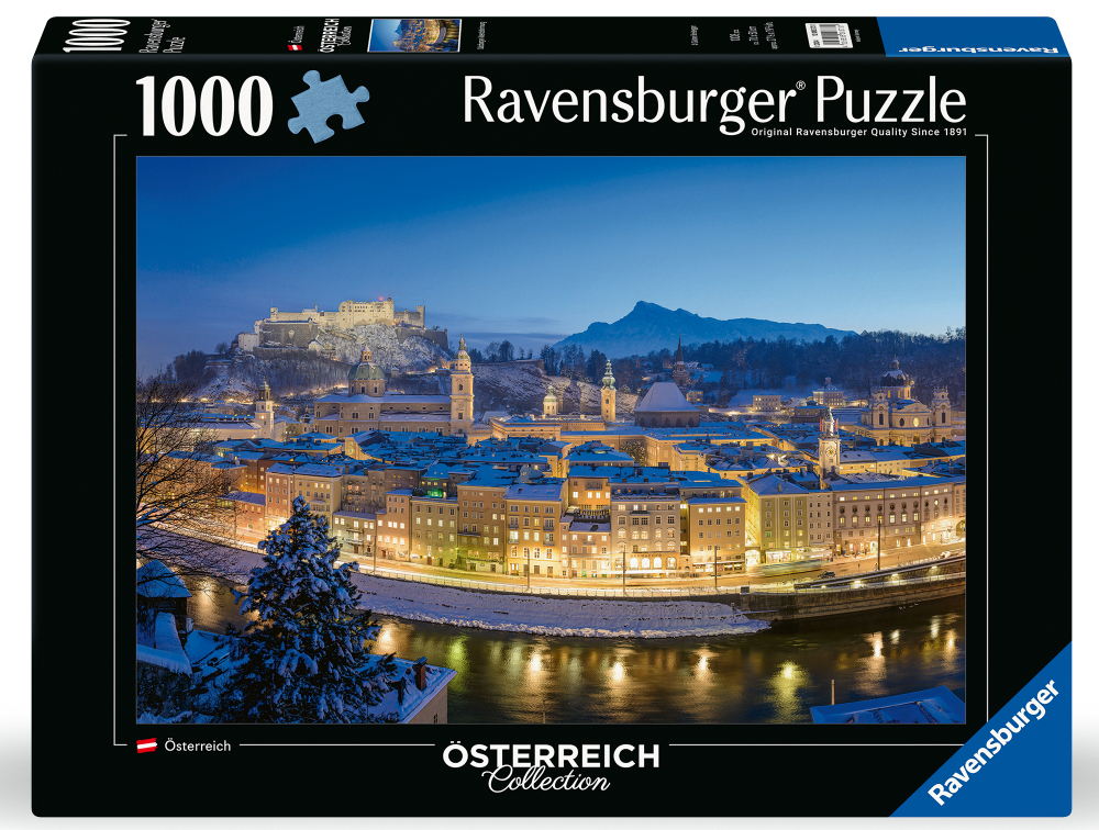 Østrig: Salzburg, 1000 brikker