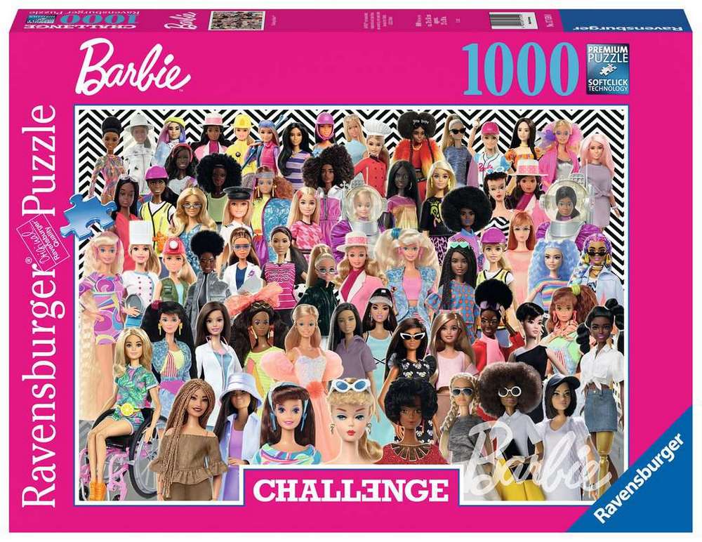 Ravensburger Puslespil - Barbie, 1000 brikker
