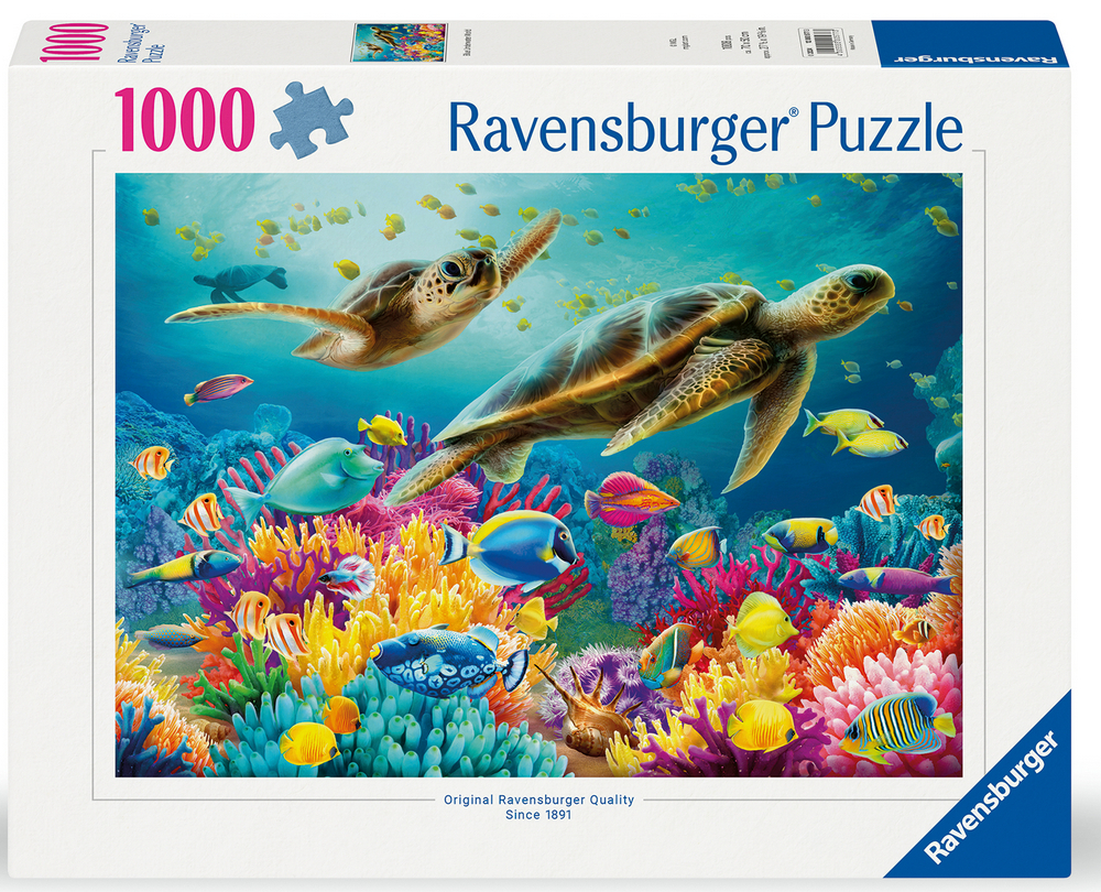Ravensburger Puslespil - Dyrene i havet, 1000 brikker