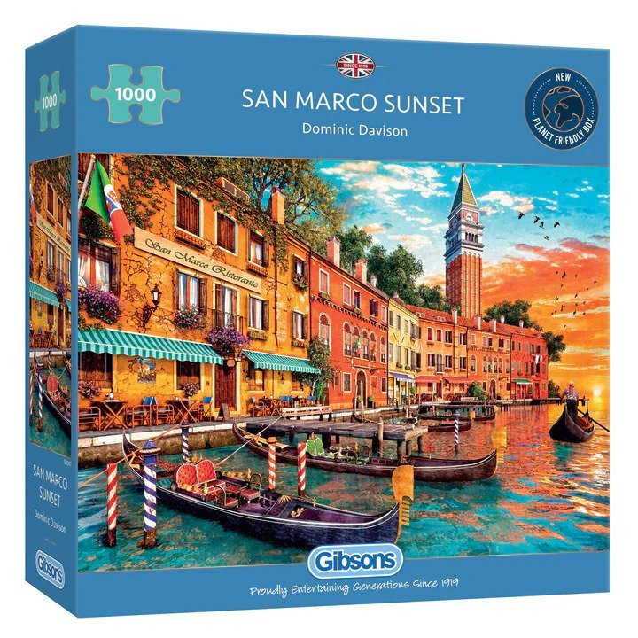 Davison: Markuskirken i Venedig, 1000 brikker