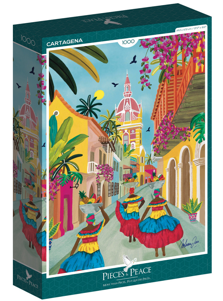 Colombia: Cartagena, 1000 brikker