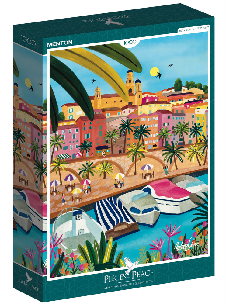 Frankrig: Menton, 1000 brikker