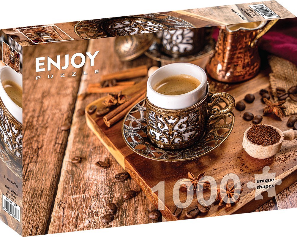 Jeg elsker kaffe!, 1000 brikker