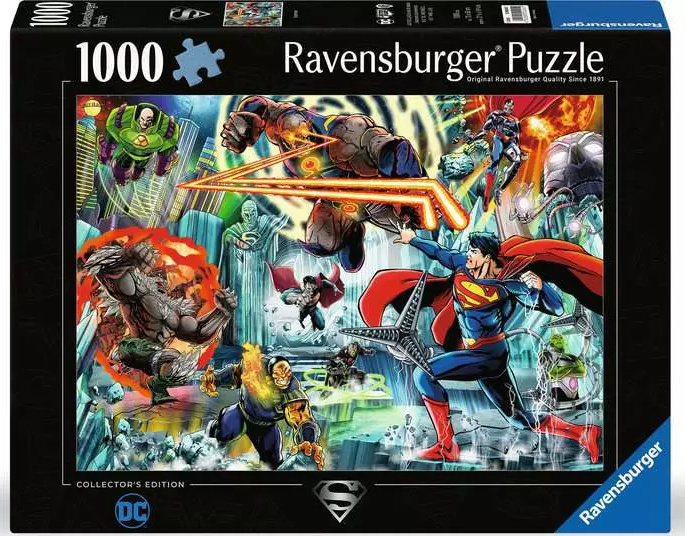 Ravensburger Puslespil - DC: Superman, 1000 brikker