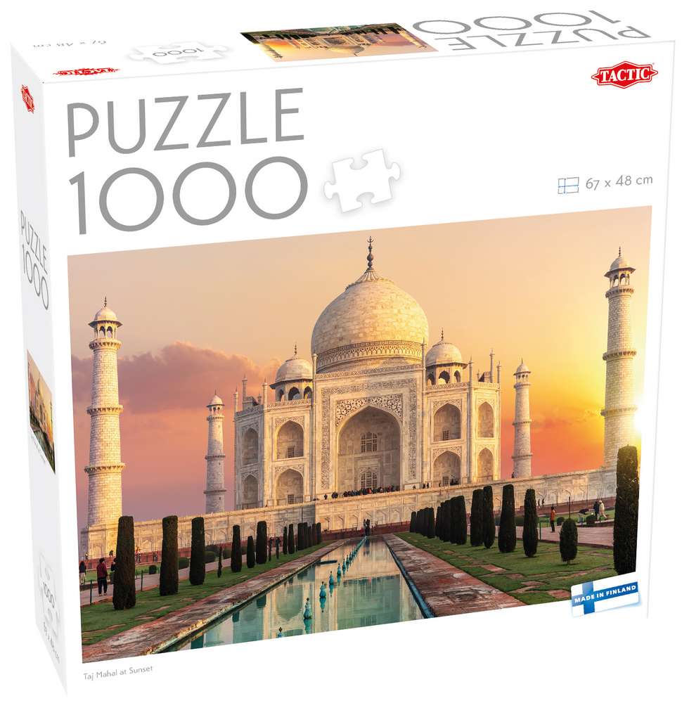 Taj Mahal i solnedgangen, 1000 brikker