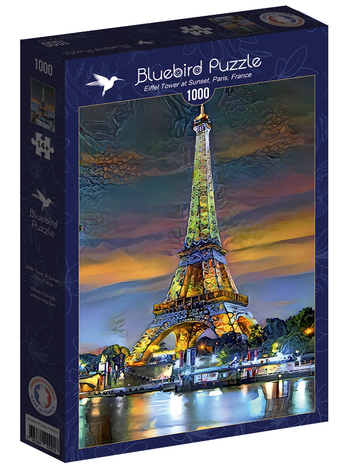 Gavidia: Eiffeltårnet, Paris, 1000 brikker