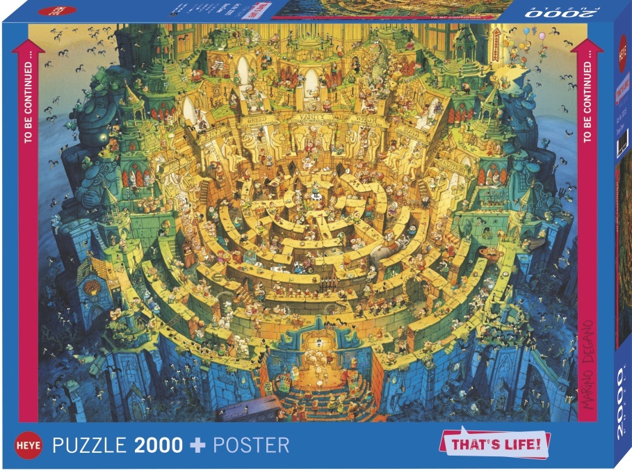 Degano: Livet - Langt nede, 2000 brikker
