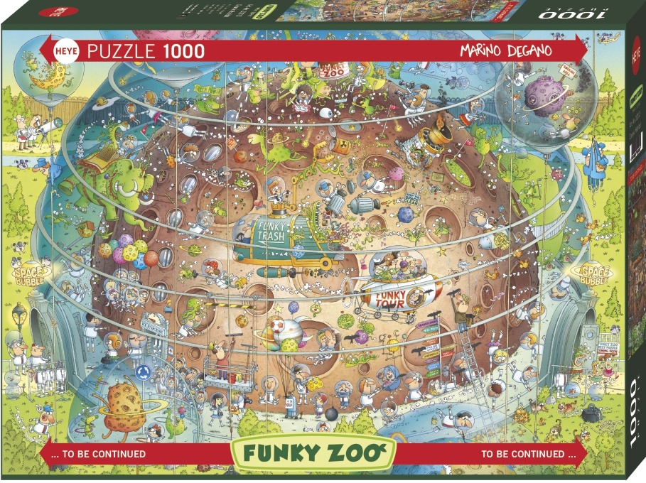 Degano: Funky Zoo - I rummet, 1000 brikker