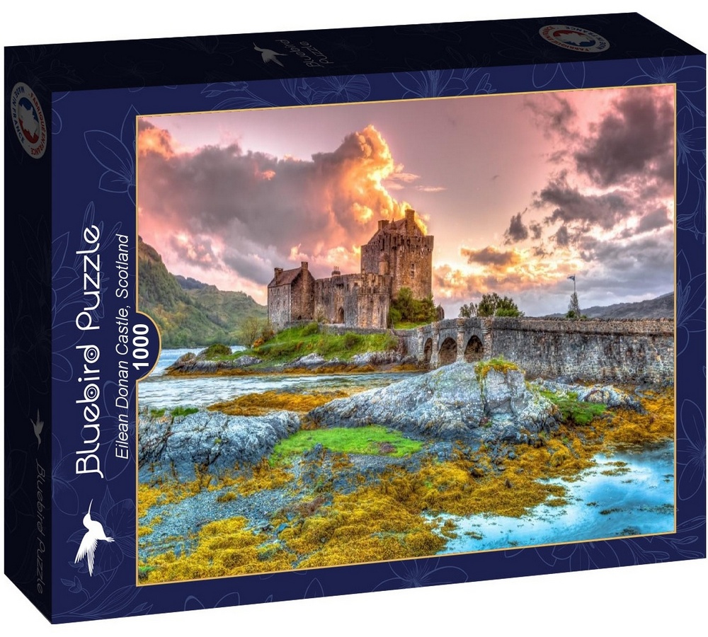 Skotland: Eilean Donan slottet, 1000 brikker