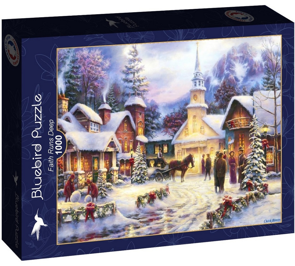 Pinson: Julekirken, 1000 brikker