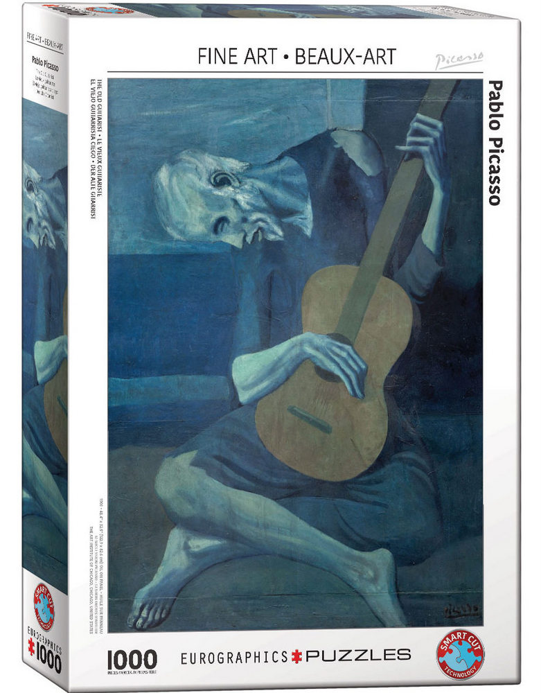 Picasso: Den gamle guitarist, 1000 brikker