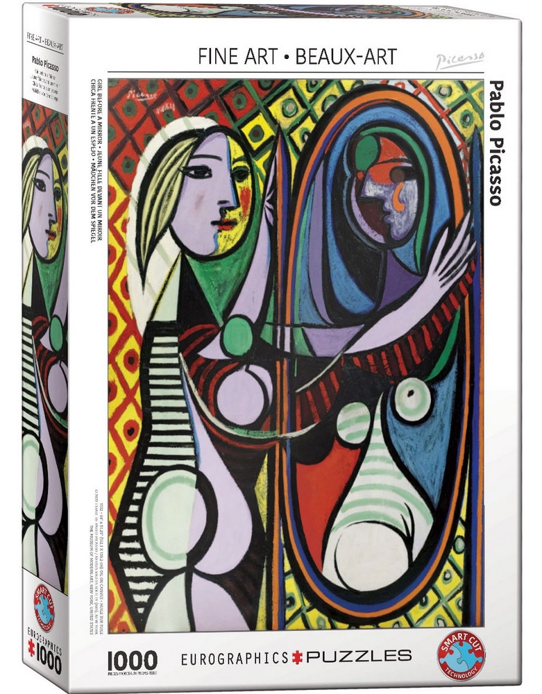 Picasso: Pige foran et spejl, 1000 brikker