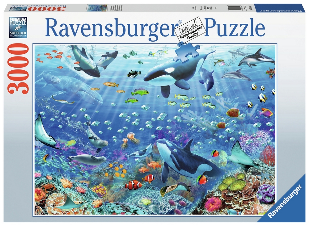 Ravensburger Puslespil - Livet under havoverfladen, 3000 brikker