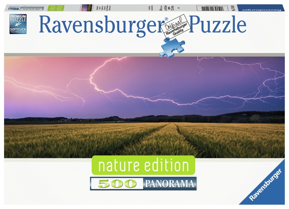 Ravensburger Puslespil - Lyn over marken - Panorama, 500 brikker