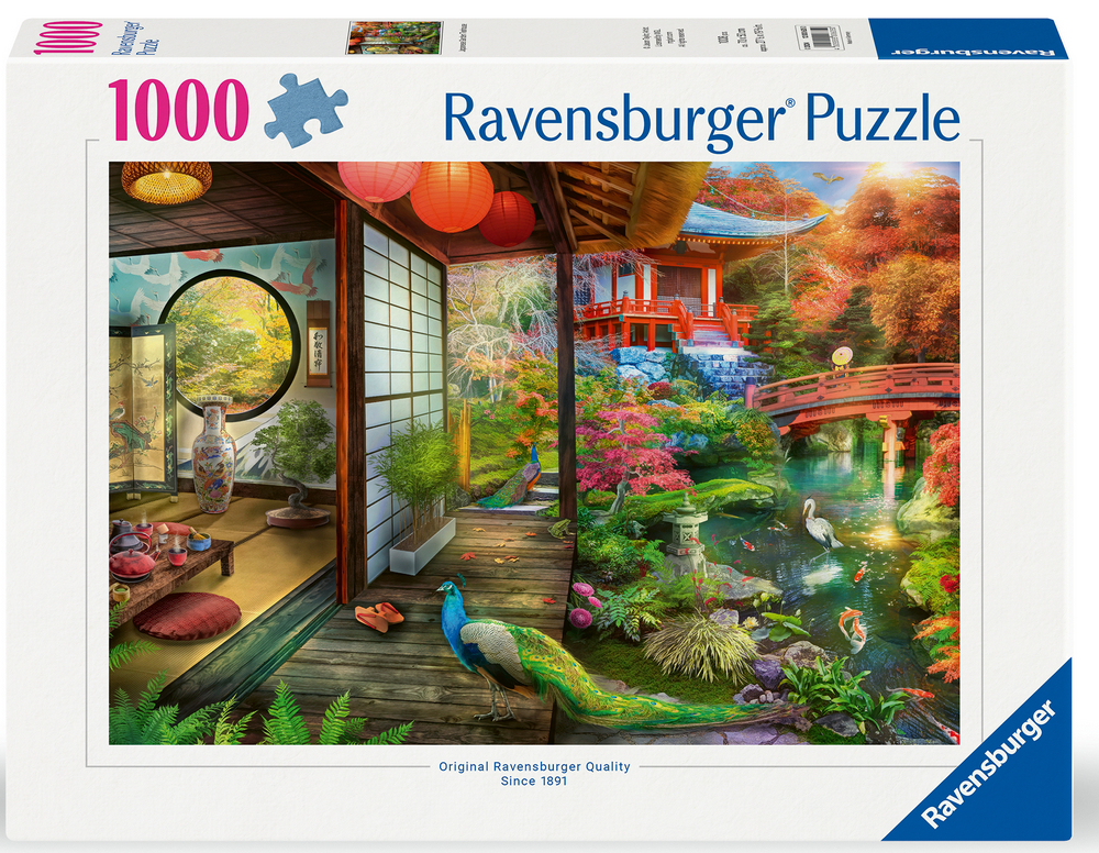 Ravensburger Puslespil - Taylor: Japansk tehus, 1000 brikker