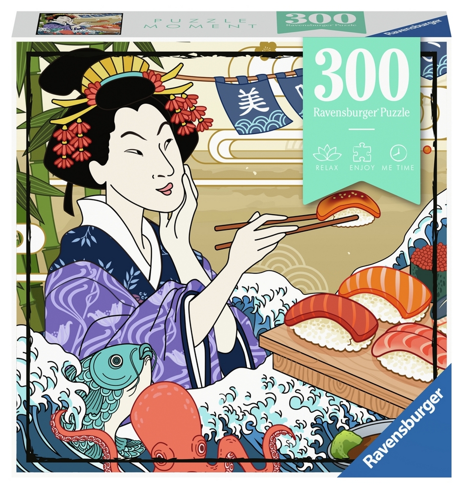 Ravensburger Puslespil - En bid sushi, 300 brikker
