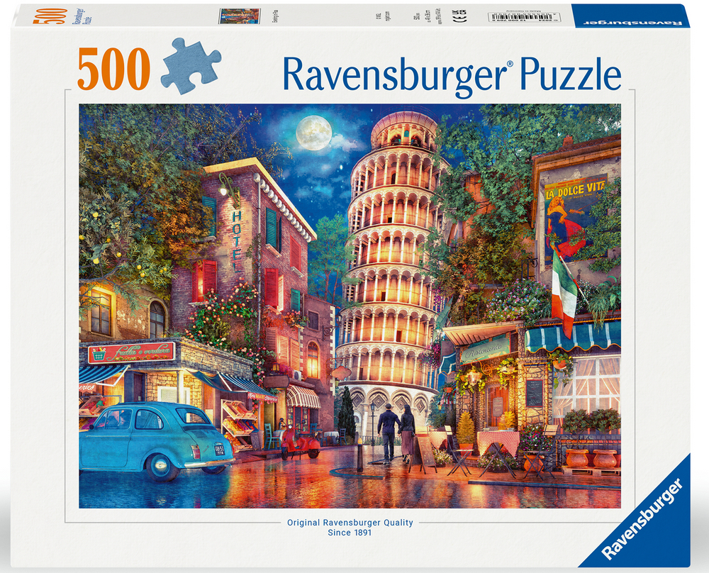 Ravensburger Puslespil - Aftenstemning i Pisa, 500 brikker