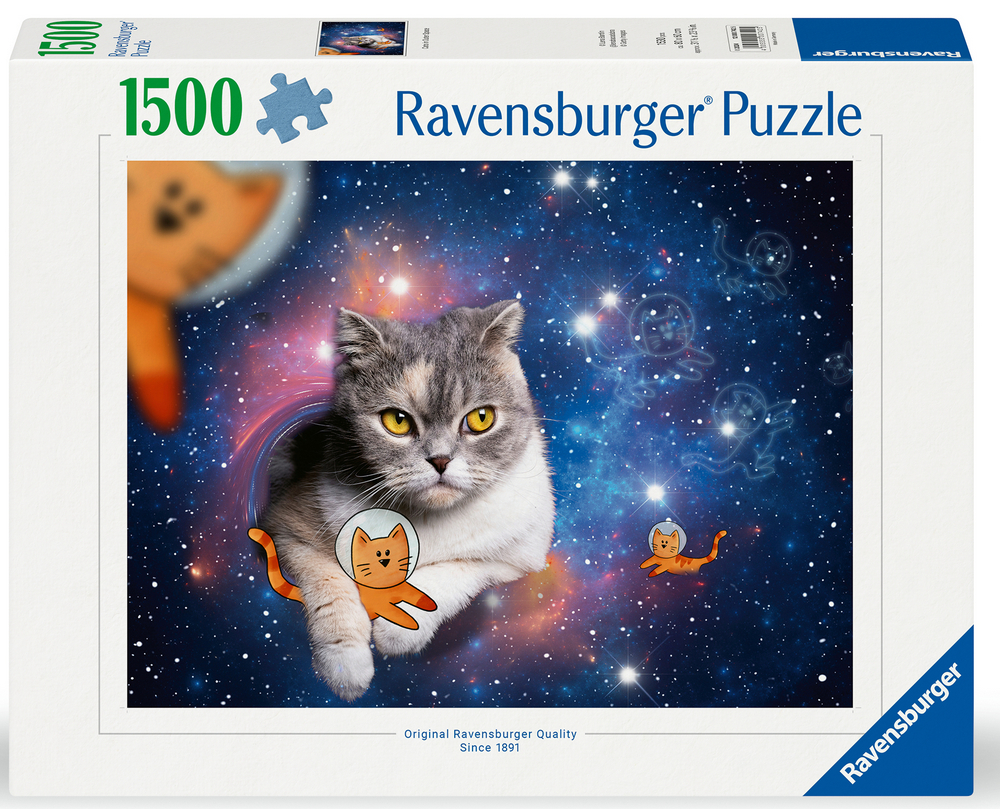 Ravensburger Puslespil - Katte i rummet, 1500 brikker