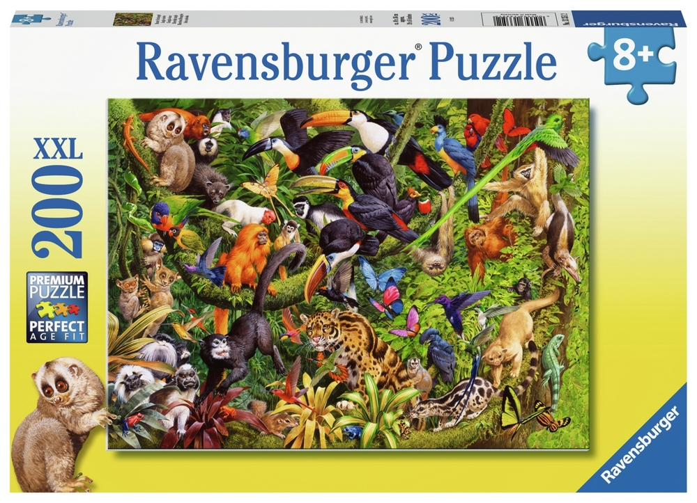 Ravensburger Puslespil - Tropisk regnskov, 200 brikker