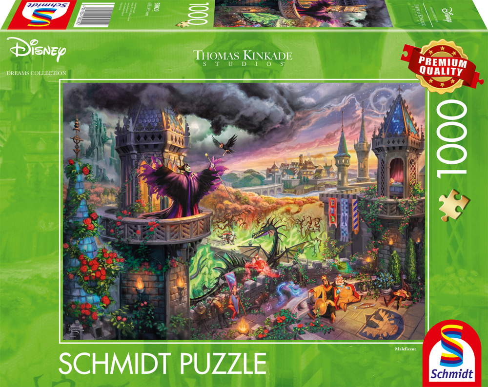 Disney: Kinkade - Tornerose - Maleficent, 1000 brikker