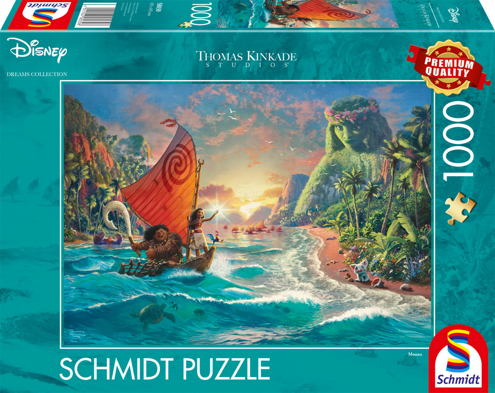 Disney: Kinkade - Vaiana, 1000 brikker
