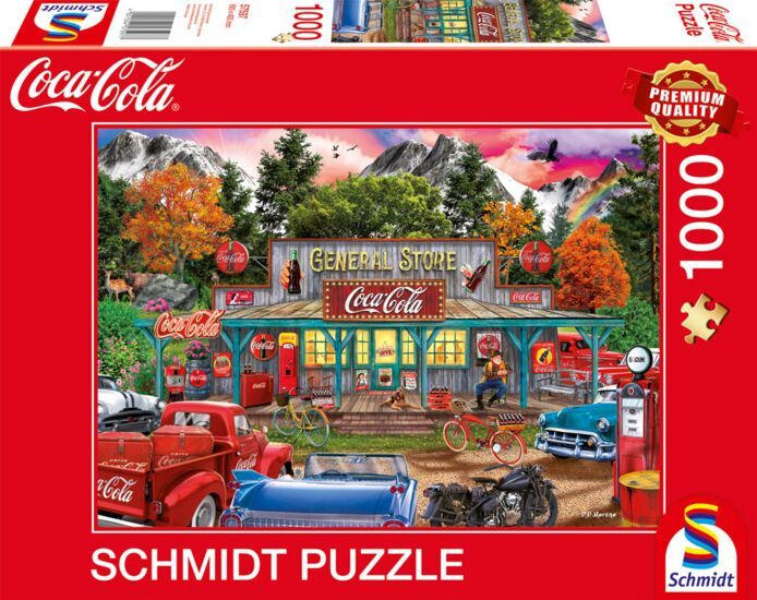 Coca-Cola: Udenfor butikken, 1000 brikker