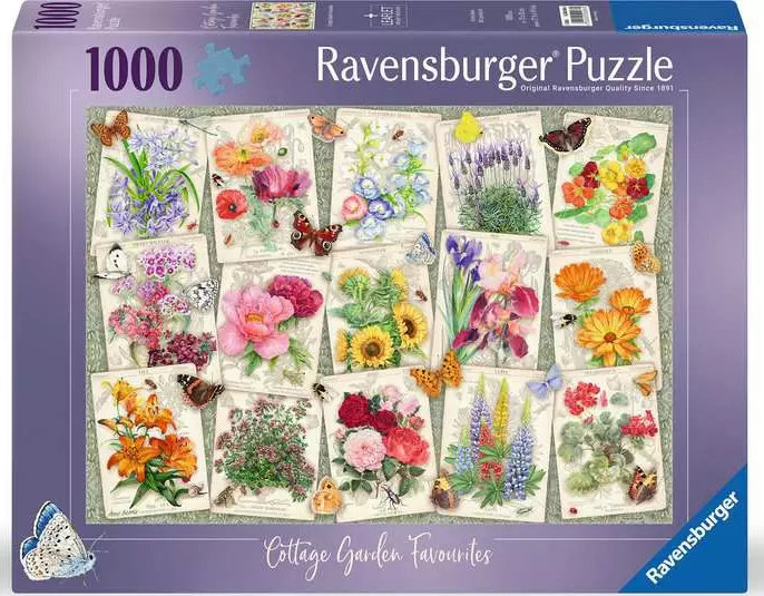 Ravensburger Puslespil - Searle: Havens blomster, 1000 brikker