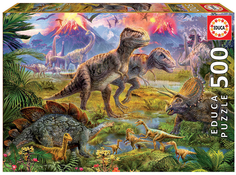 Dinosaurer, 500 brikker