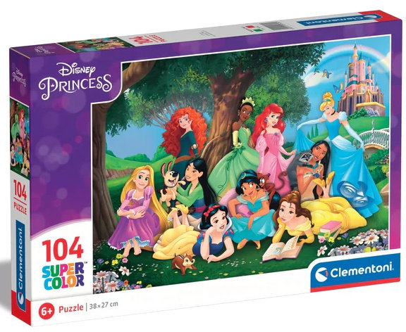 Disney prinsesser slapper af, 104 brikker