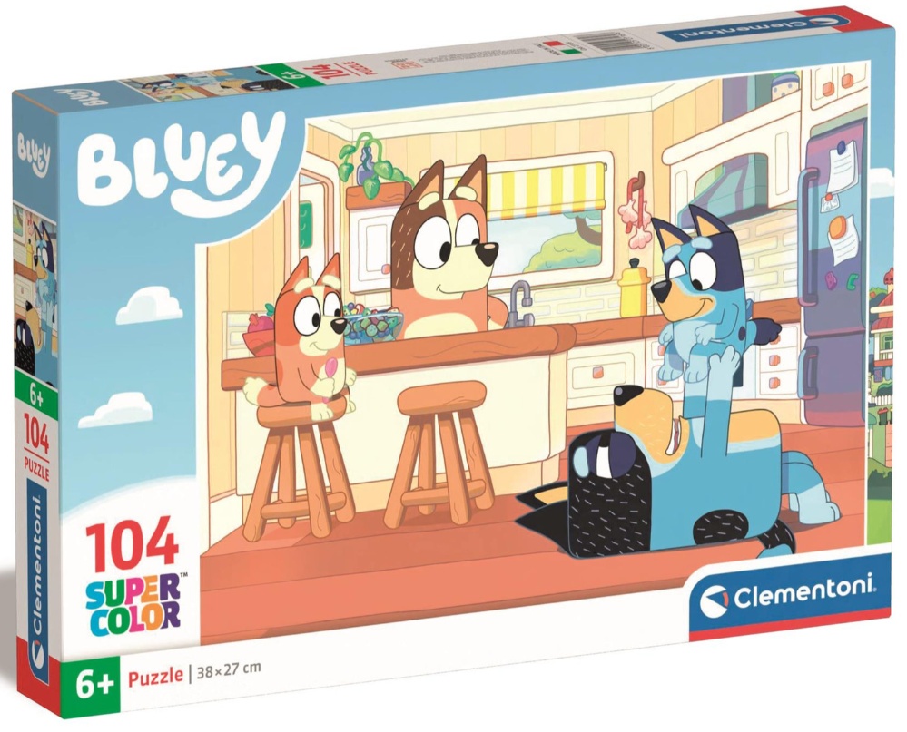 Bluey: I køkkenet, 104 brikker