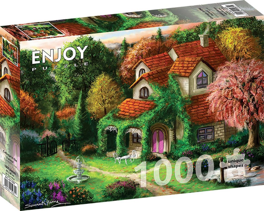 Sommerhus i skoven, 1000 brikker