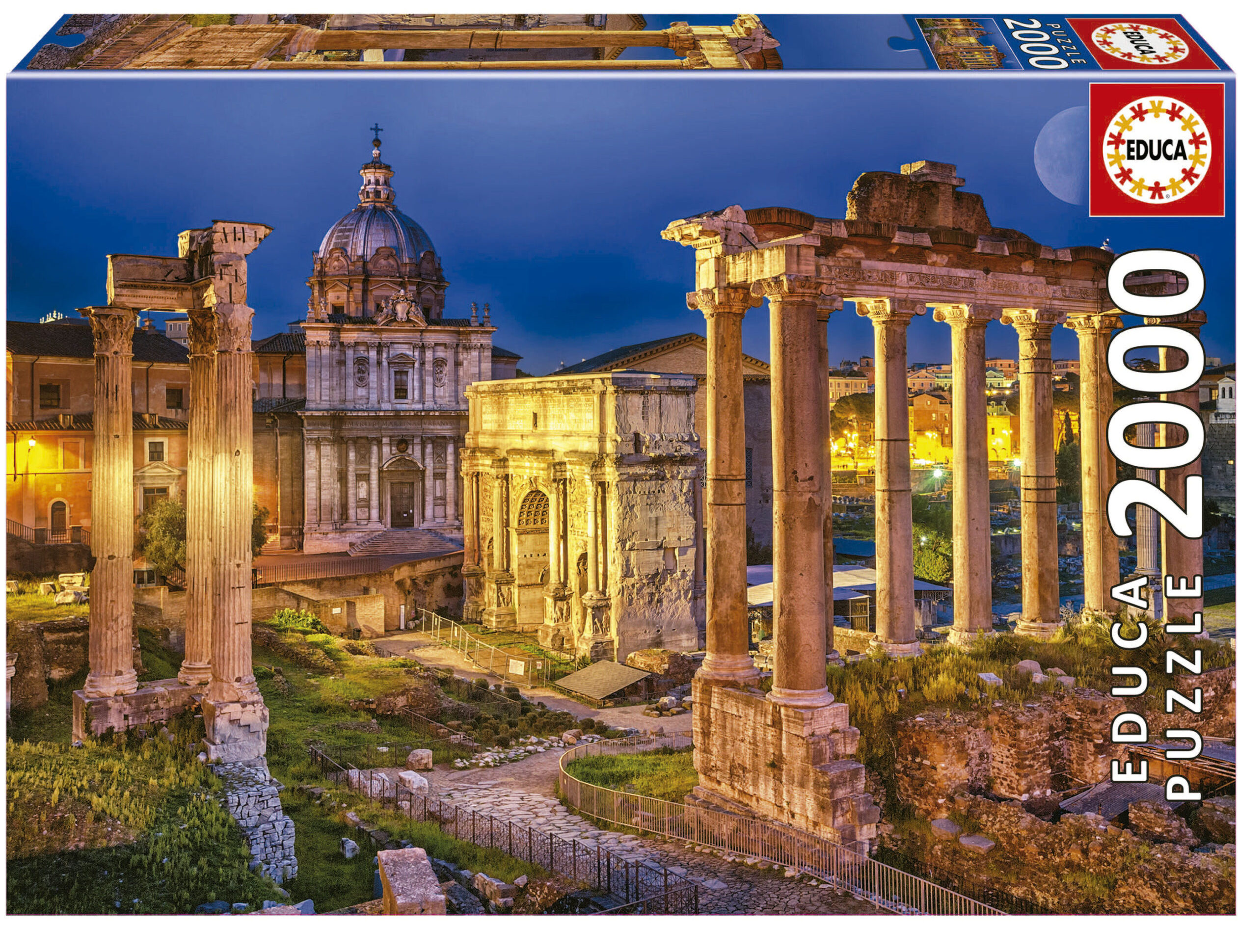 Rom: Forum Romanum, Italien, 2000 brikker